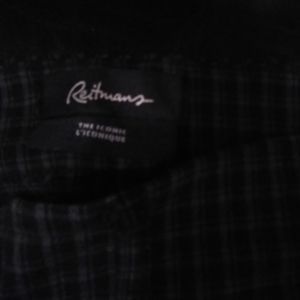 Reitmans Iconic Patterned Straight Pants in Black